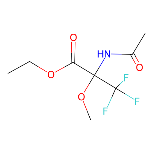 Ethyl 2-acetamido-3,3,3-trifluoro-2-methoxypropanoate structure
