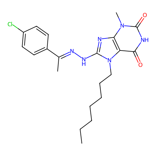 C21H27ClN6O2 structure