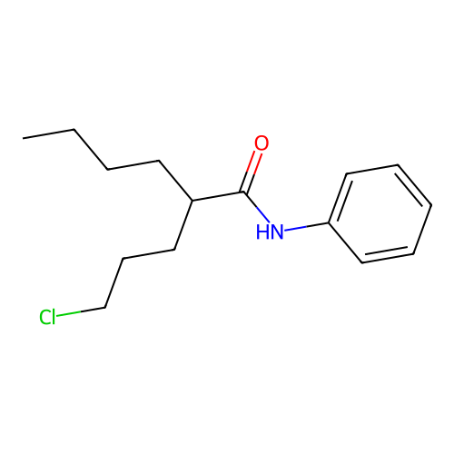 2-(3-chloropropyl)-N-phenylhexanamide structure