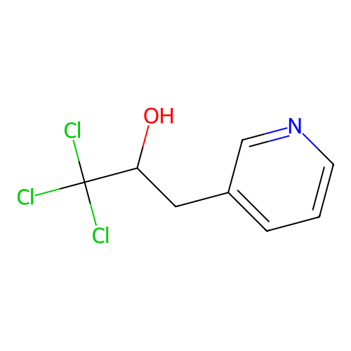 1,1,1-Trichloro-3-(pyridin-3-yl)propan-2-ol structure
