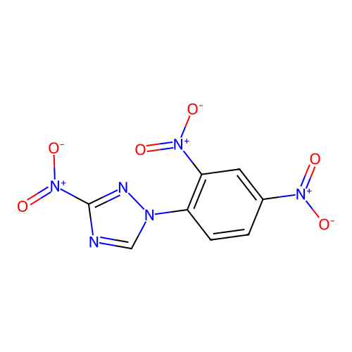 1-(2,4-Dinitrophenyl)-3-nitro-1,2,4-triazole structure