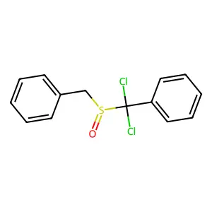 [Dichloro(phenyl)methyl]sulfinylmethylbenzene structure