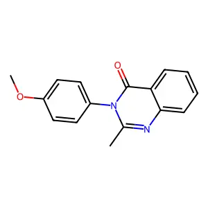 3-(4-Methoxyphenyl)-2-methyl-4(3H)-quinazolinone structure