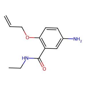 Benzamide, 2-(allyloxy)-5-amino-N-ethyl- structure
