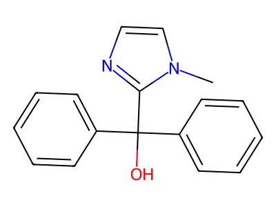 (1-Methylimidazol-2-yl)-diphenylmethanol structure