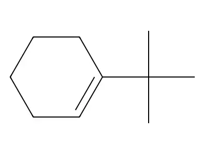 Cyclohexene, 1-(1,1-dimethylethyl)- structure