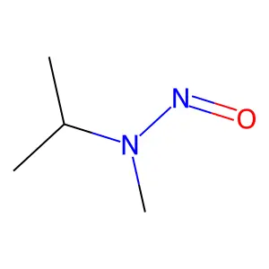 N-methyl-N-nitroso-2-propanamine structure