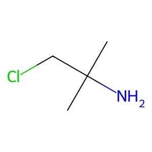 1-Chloro-2-methylpropan-2-amine structure
