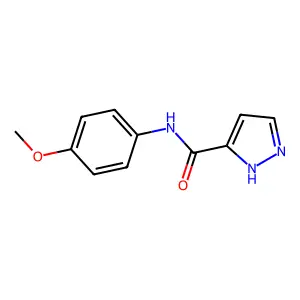 N-(4-Methoxyphenyl)-1H-pyrazole-3-carboxamide structure