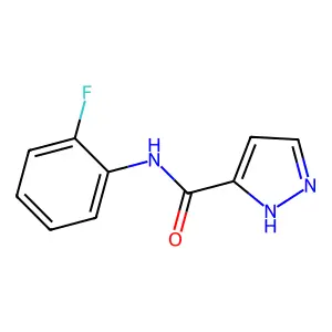 N-(2-氟苯基)-1H-吡唑-3-甲酰胺 structure