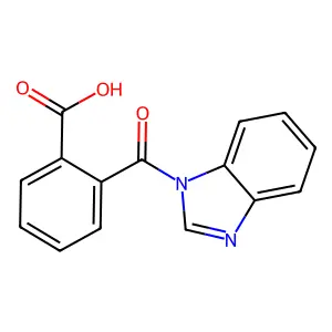 2-(苯并咪唑-1-羰基)苯甲酸 structure