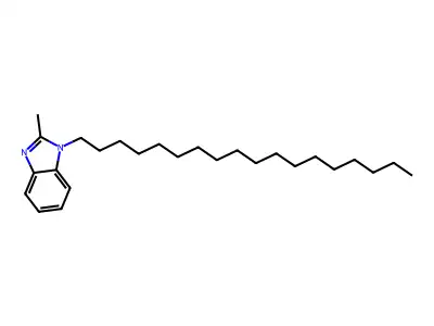 2-Methyl-1-octadecylbenzimidazole structure