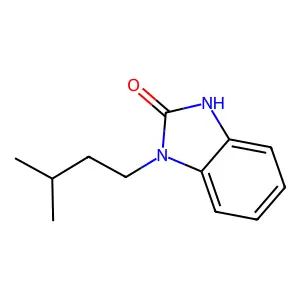 1,3-Dihydro-1-(3-methylbutyl)-2H-benzimidazol-2-one structure