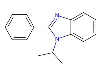 1-(1-Methylethyl)-2-phenyl-1H-benzimidazole structure
