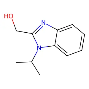 (1-Isopropyl-1H-benzimidazol-2-yl)methanol structure