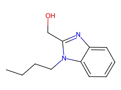 (1-butyl-1H-benzimidazol-2-yl)methanol structure