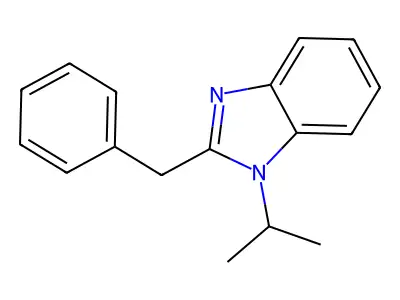 2-benzyl-1-isopropyl-1H-benzo[d]imidazole structure