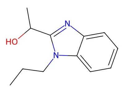 1-(1-Propylbenzimidazol-2-yl)ethanol structure