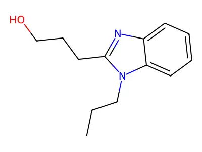 3-(1-Propylbenzimidazol-2-yl)propan-1-ol structure
