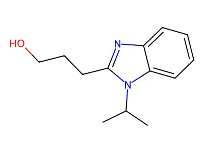 3-(1-Isopropyl-1H-benzimidazol-2-YL)propan-1-OL structure