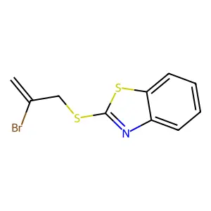 2-(2-Bromoprop-2-enylsulfanyl)-1,3-benzothiazole structure