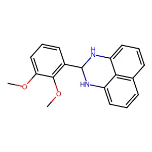 2-(2,3-dimethoxyphenyl)-2,3-dihydro-1H-perimidine structure