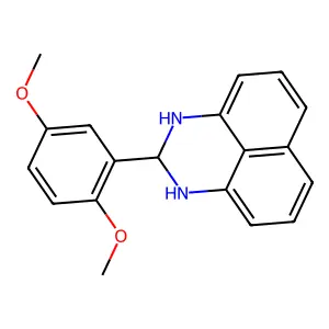 2-(2,5-dimethoxyphenyl)-2,3-dihydro-1H-perimidine structure