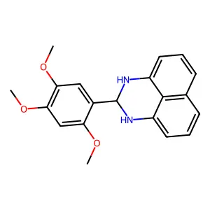 2-(2,4,5-Trimethoxyphenyl)-2,3-dihydro-1H-perimidine structure