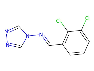 N-[(E)-(2,3-dichlorophenyl)methylidene]-4H-1,2,4-triazol-4-amine structure