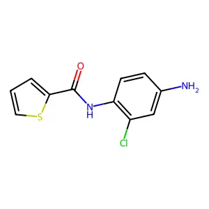 N-(4-amino-2-chlorophenyl)thiophene-2-carboxamide structure