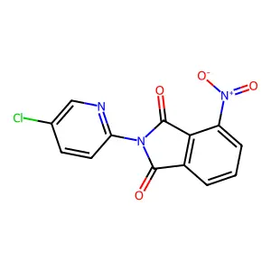 2-(5-Chloropyridin-2-yl)-4-nitroisoindole-1,3-dione structure