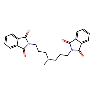 2-[3-[3-(1,3-Dioxoisoindol-2-yl)propyl-methylamino]propyl]isoindole-1,3-dione structure