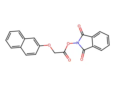 1,3-Dioxo-2,3-dihydro-1h-isoindol-2-yl 2-(naphthalen-2-yloxy)acetate structure