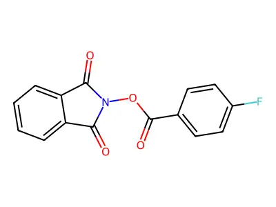 1,3-Dioxoisoindolin-2-yl 4-fluorobenzoate structure