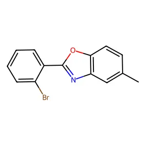 2-(2-Bromophenyl)-5-methyl-1,3-benzoxazole structure