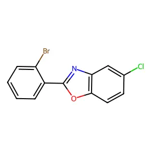 2-(2-Bromophenyl)-5-chloro-1,3-benzoxazole structure