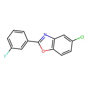 5-Chloro-2-(3-fluorophenyl)-1,3-benzoxazole structure