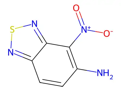 4-Nitro-2,1,3-benzothiadiazol-5-amine structure