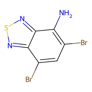 5,7-二溴-2,1,3-苯并噻二唑-4-胺 structure