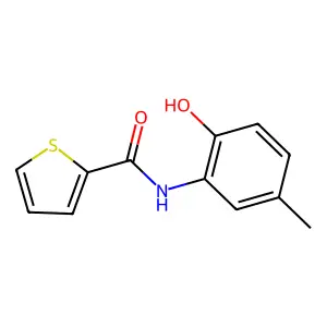 N-(2-Hydroxy-5-methylphenyl)-2-thiophenecarboxamide structure