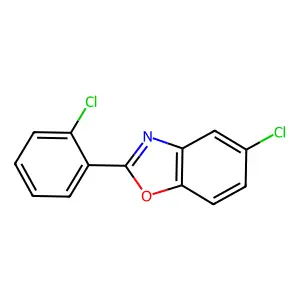 5-Chloro-2-(2-chlorophenyl)-1,3-benzoxazole structure