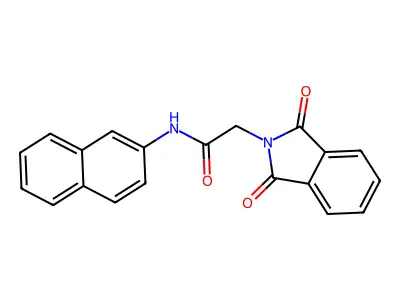 2-(1,3-dioxoisoindol-2-yl)-N-naphthalen-2-ylacetamide structure