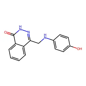 4-[(4-hydroxyanilino)methyl]-1(2H)-phthalazinone structure