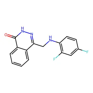 4-((2,4-Difluoroanilino)methyl)-1(2H)-phthalazinone structure