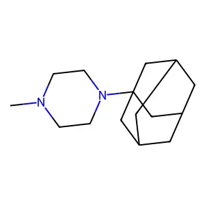 Piperazine, 1-(1-adamantyl)-4-methyl- structure
