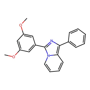 3-(3,5-Dimethoxyphenyl)-1-phenylimidazo[1,5-a]pyridine structure