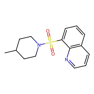 8-(4-Methylpiperidin-1-yl)sulfonylquinoline structure