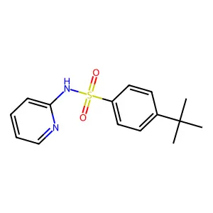 4-叔丁基-N-吡啶-2-基苯磺酰胺 structure
