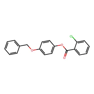 4-(Benzyloxy)phenyl 2-chlorobenzoate structure