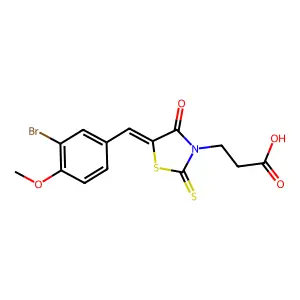 C14H12BrNO4S2 structure